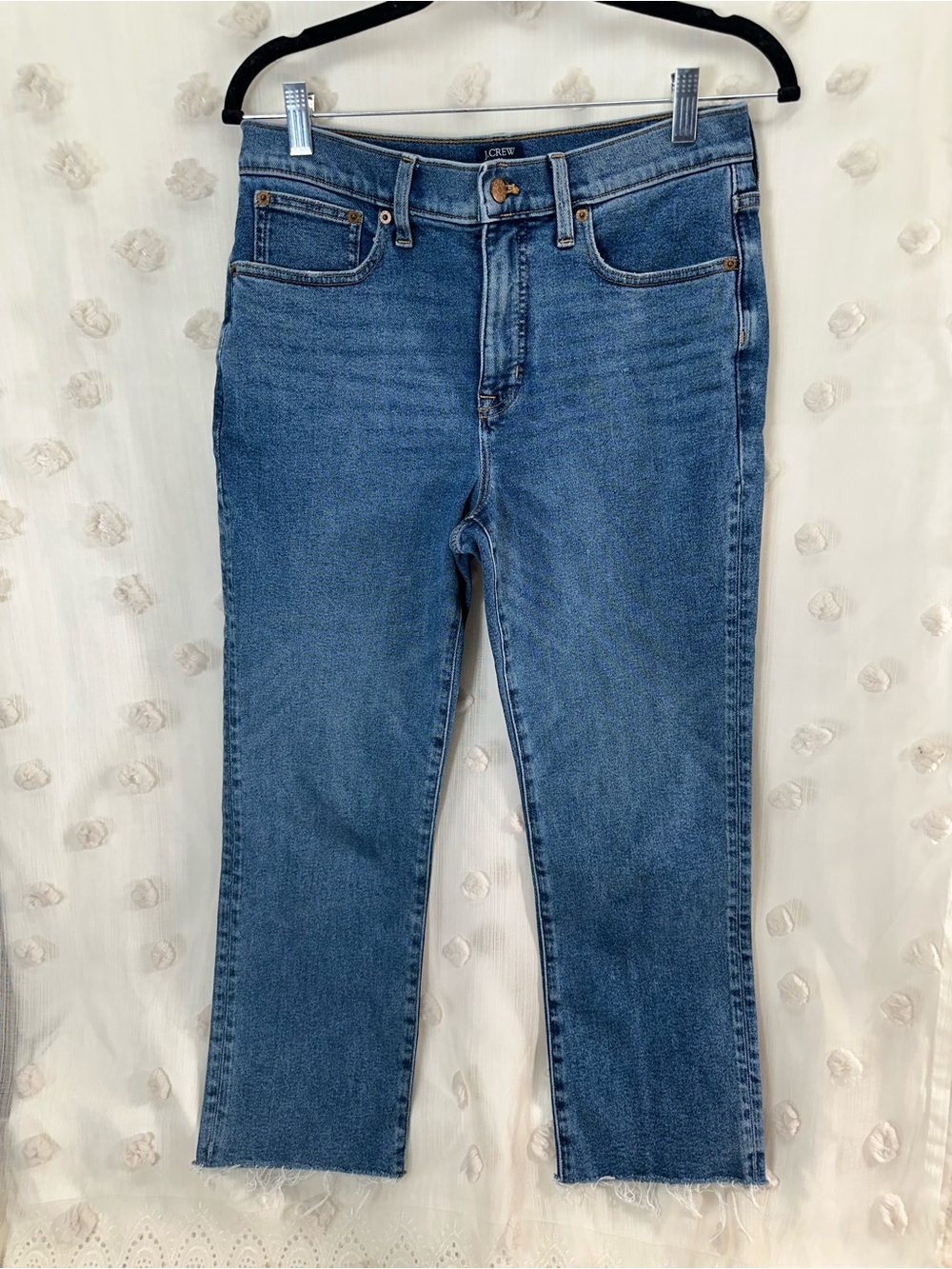 J. Crew Women’s Essential Straight Leg Blue Jeans Size 28P